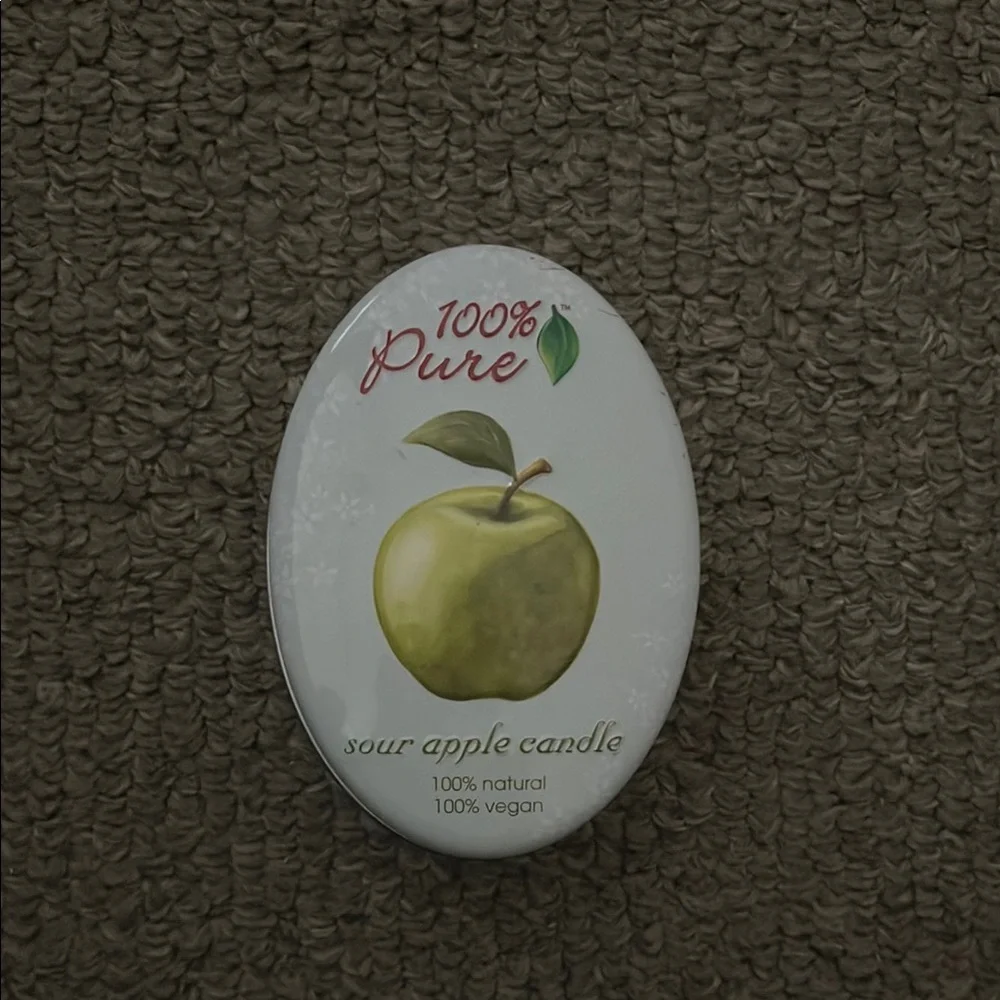 100% vegan Green apple Candle